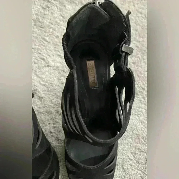 NEW Schutz Leather Laser Cutout Stilettos - Picture 8 of 11